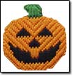 4-1/2 x 4-1/2" Pumpkin Coaster $4. Click on image for enlarged view.