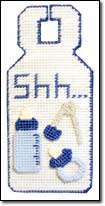 Baby "Shh..." Door Hanger $15.  Click on image for enlarged view.