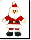 5 x 7" Felt Santa Claus $3.  Click on image for enlarged view.