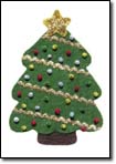 3-1/4 x 4-3/4" Felt Christmas Tree $3.  Click on image for enlarged view.