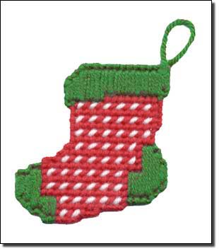 3-1/2 x 3-1/2 inch stocking tree ornament $3.  