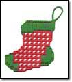 2-1/2 x 3-1/2 Stocking Tree Ornament $3.  Click on image for enlarged view.