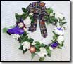 18 inch Halloween Wreath. $30.  Click on image for enlarged view.